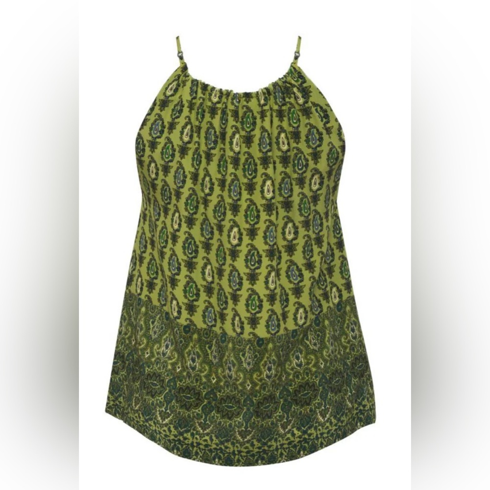 Gold Hawk Halter Cami NWT